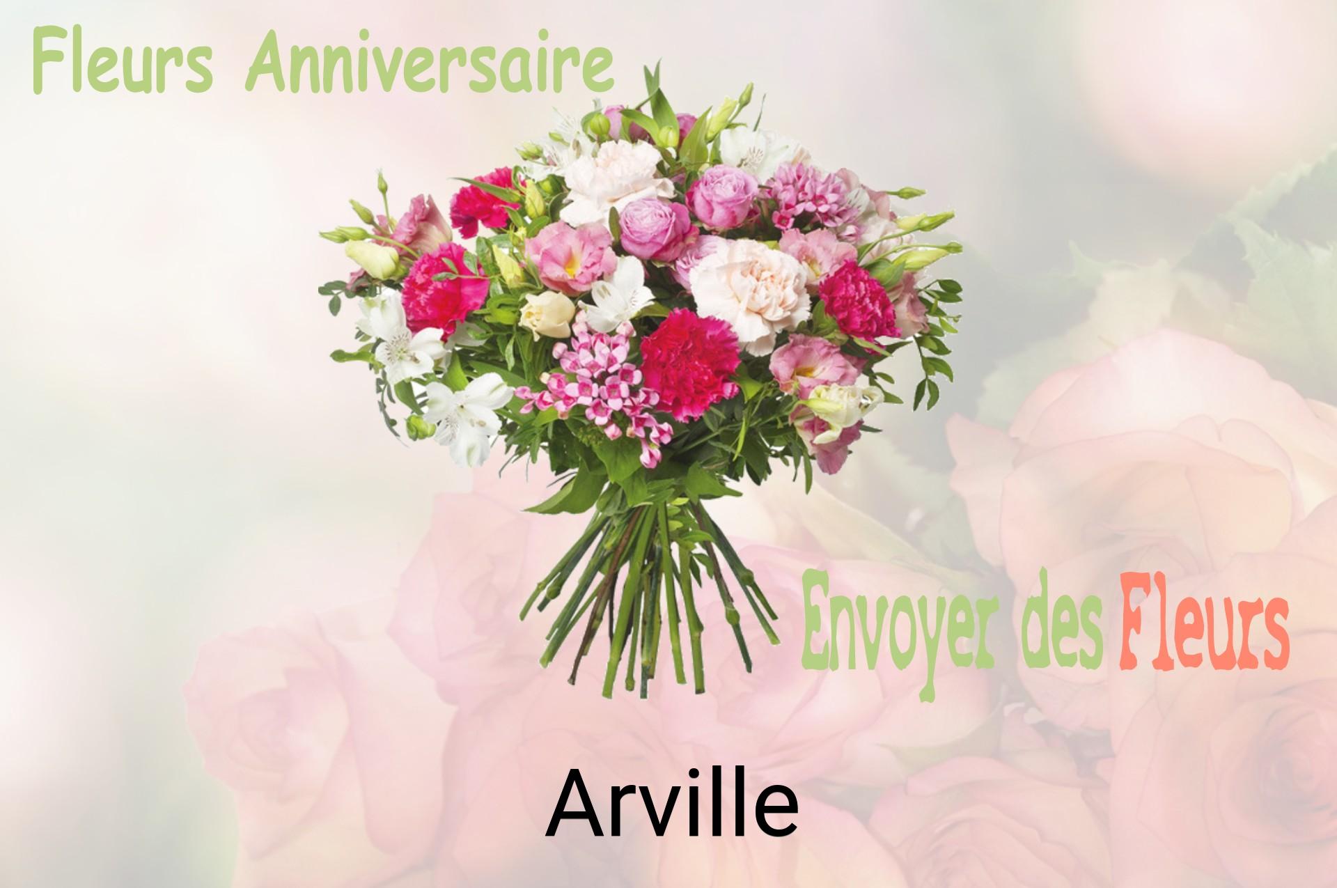 Bouquet de fleurs d’anniversaire livré à Arville