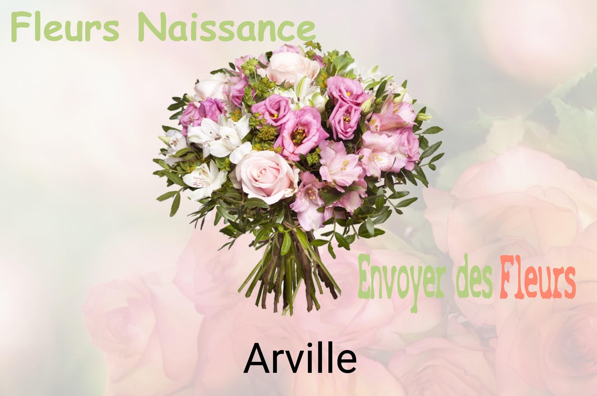 Bouquet de fleurs de naissance livré à Arville